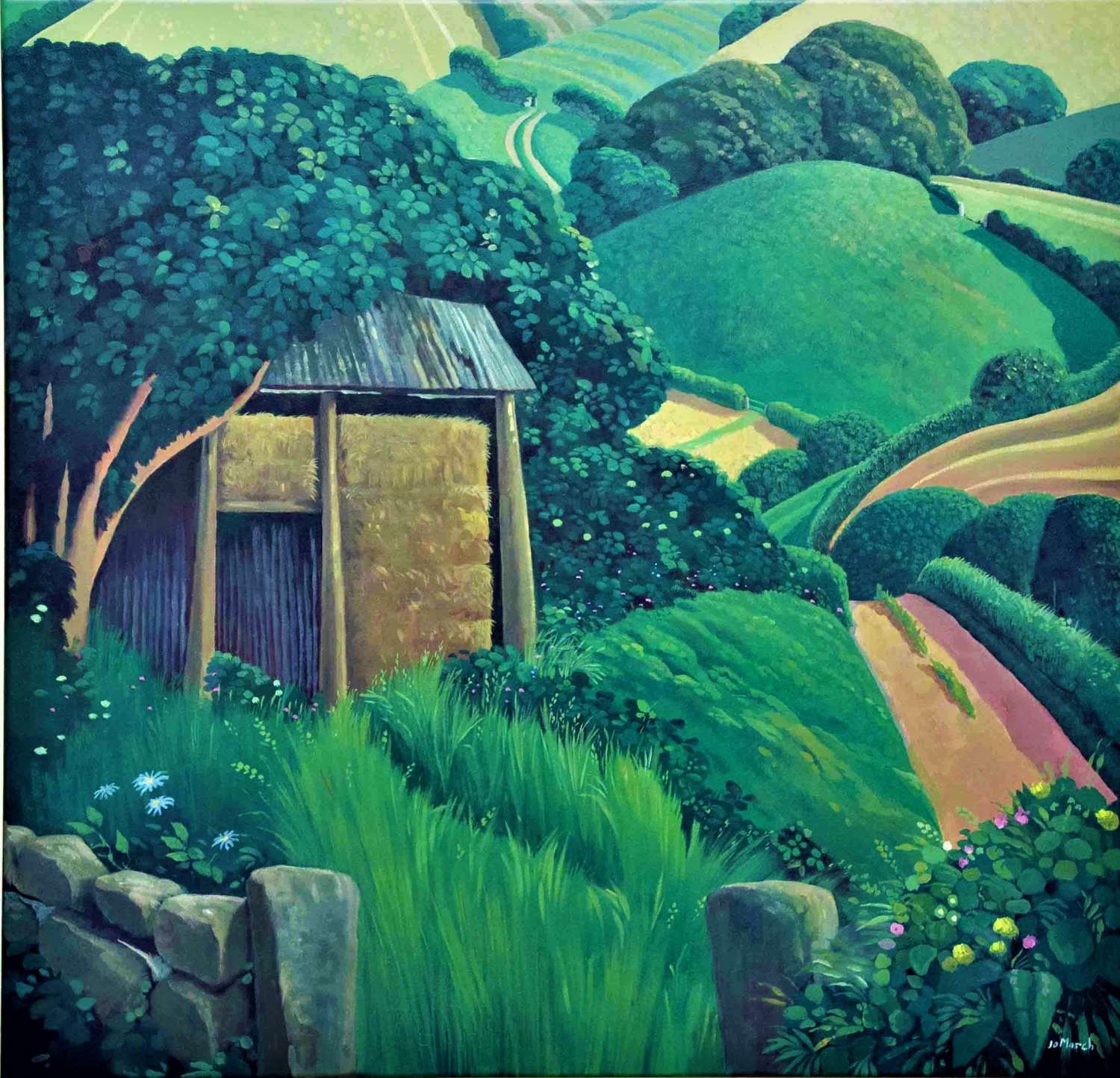 'Barn and Field'