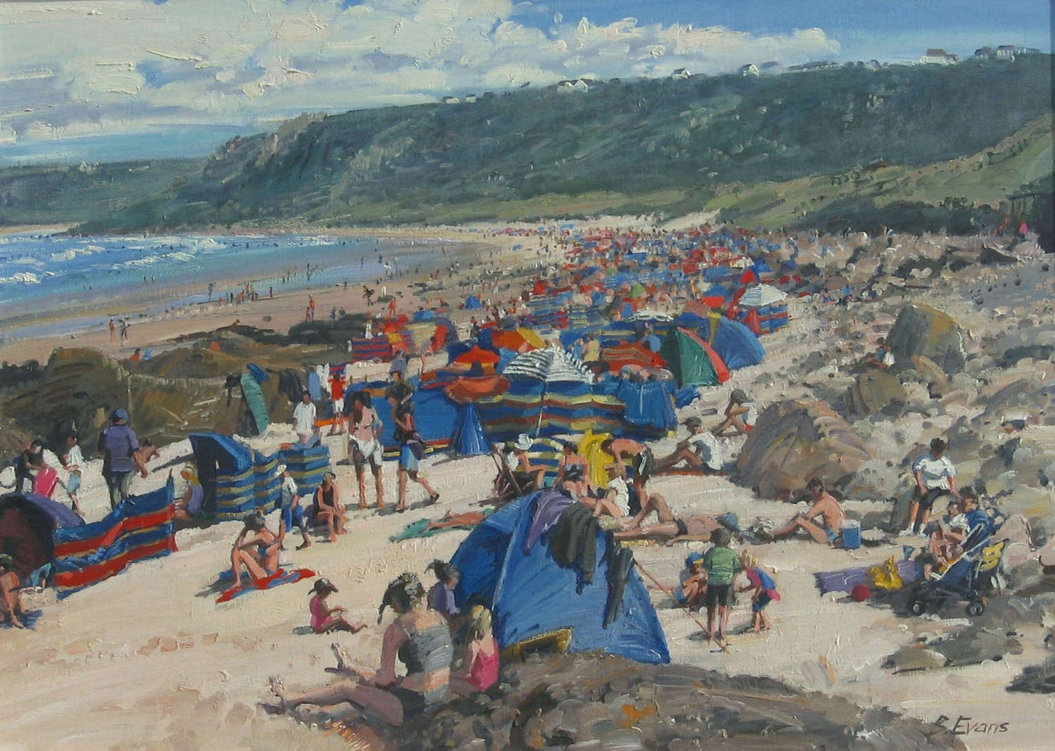 'Sennen Beach, August'