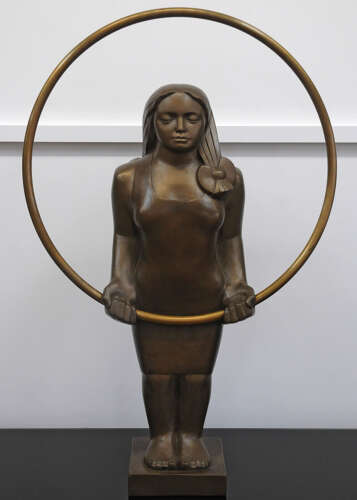 'Girl with Hoop'