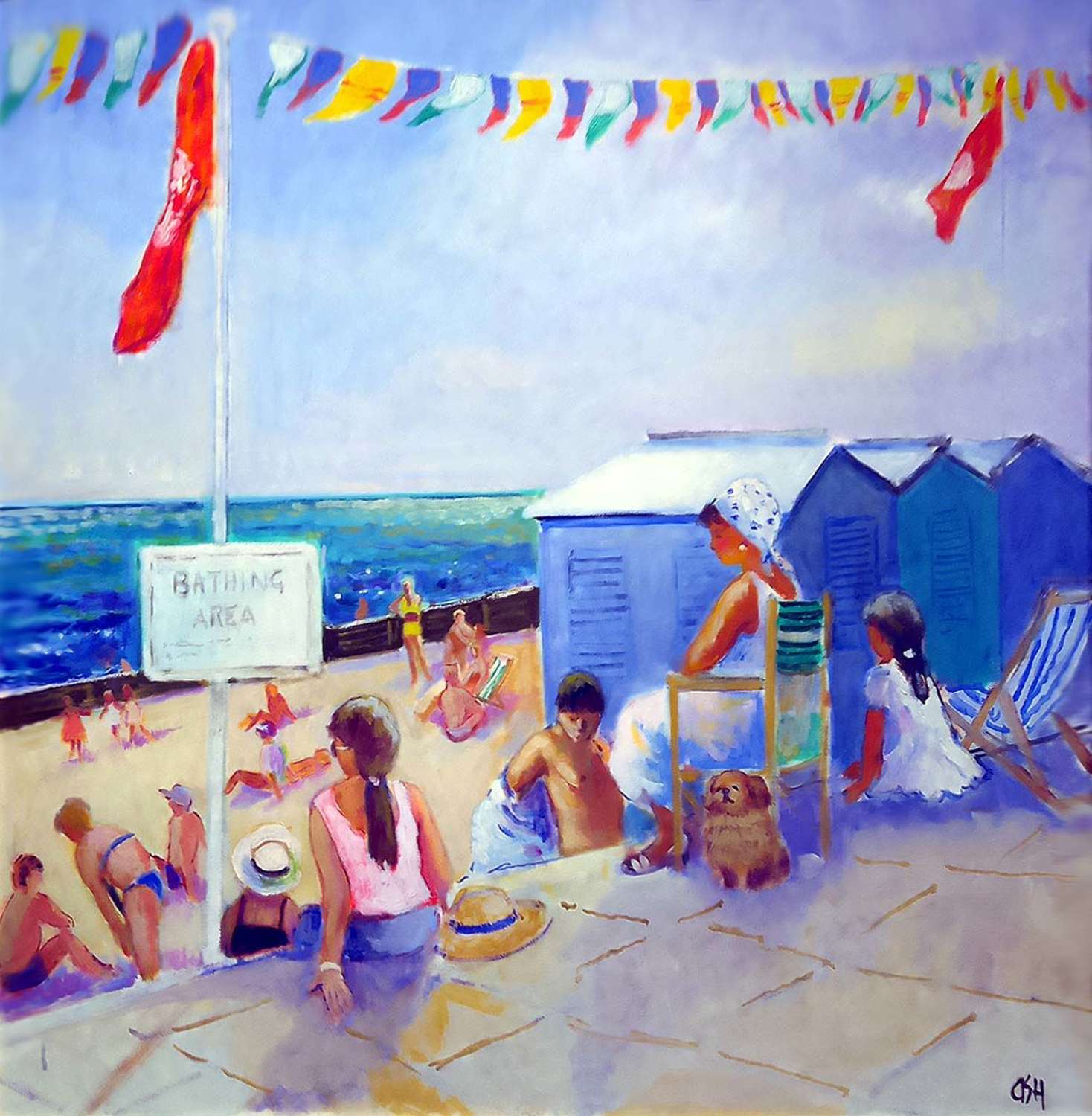 'High Summer, Brighton Beach'