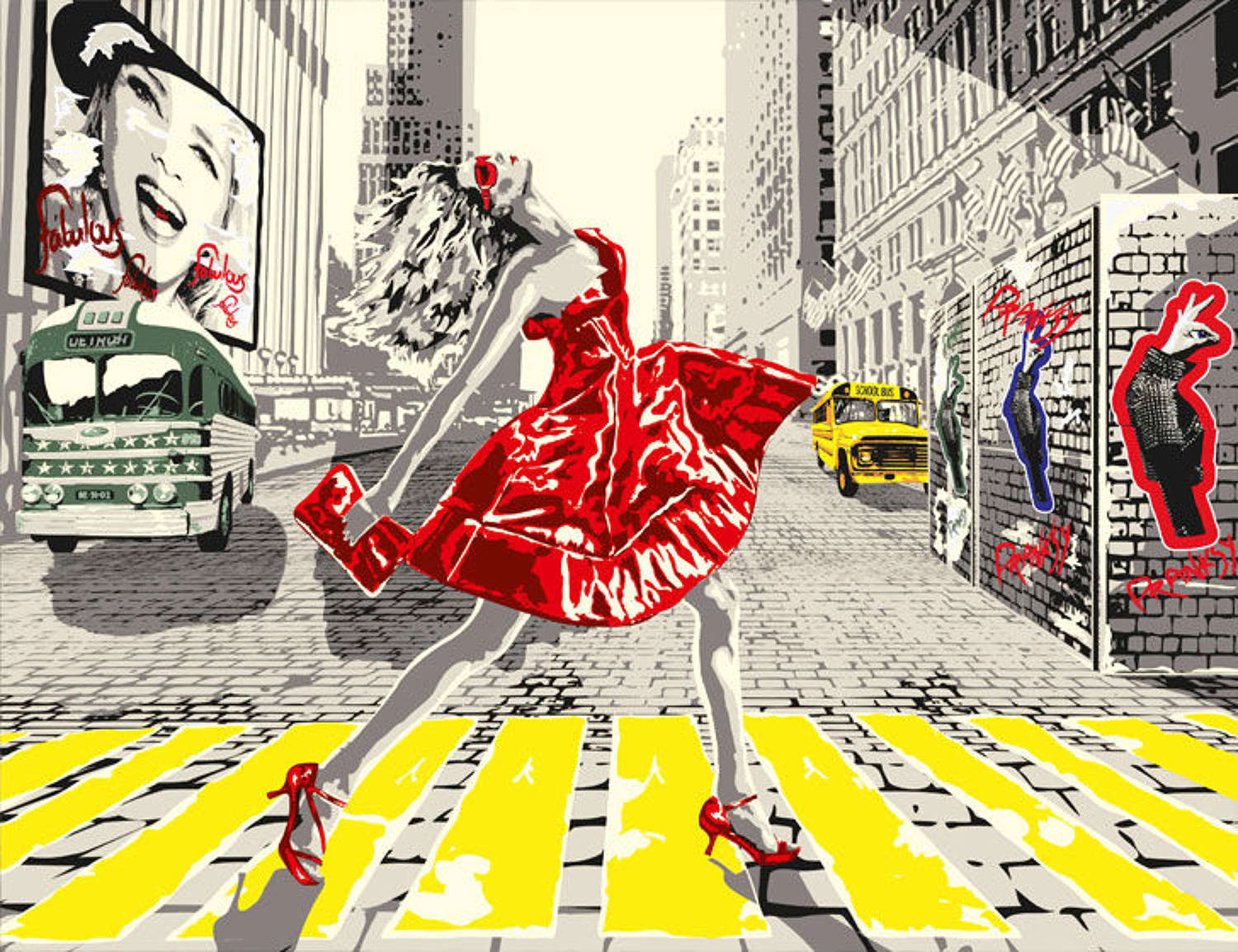 'Red Dress ~ Manhattan in Fashion Series' 2011