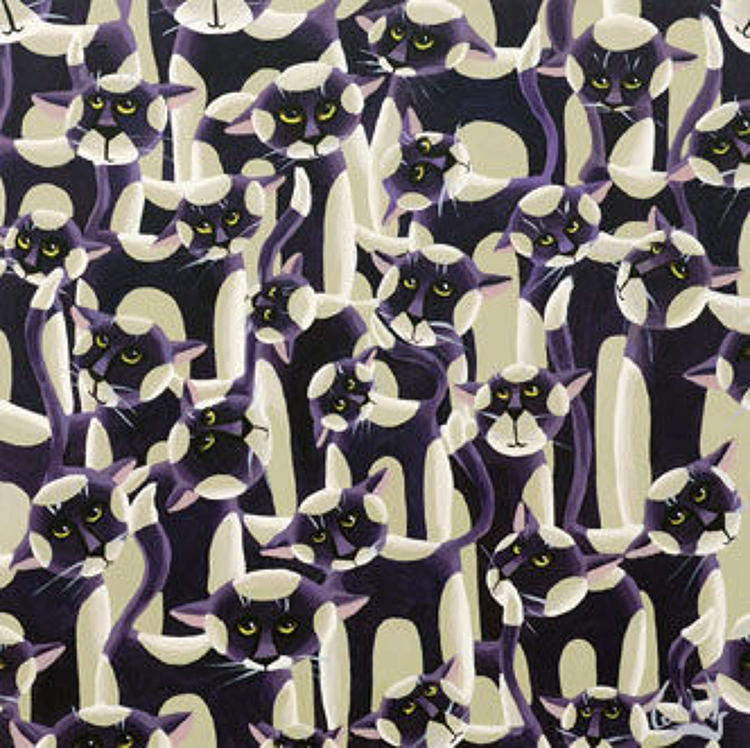 'Many Purple Cats'