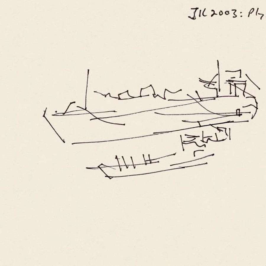 'Trawlers, Sutton Harbour Plymouth' 2003
