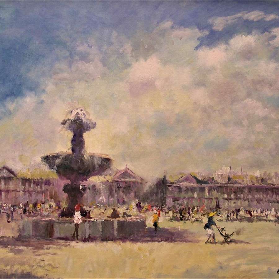 'Tritons and Mermaids Fountain, Place de la Concorde' 1999