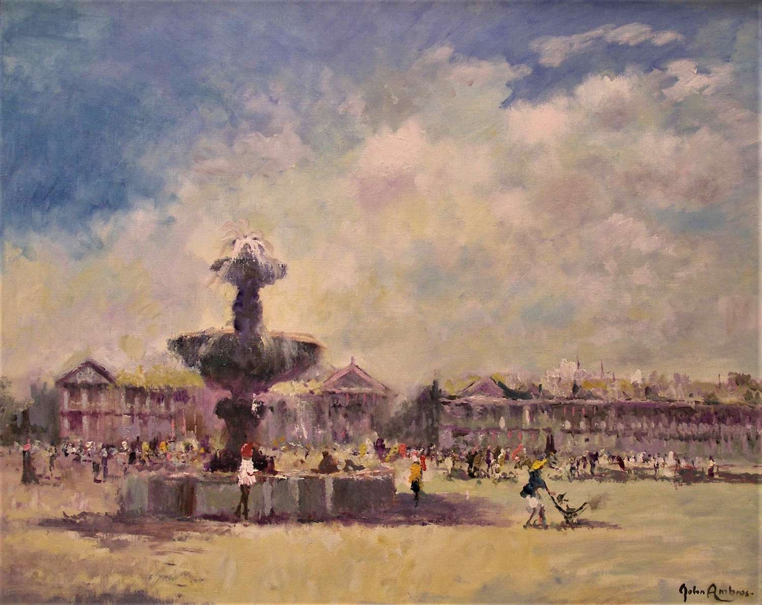 'Tritons and Mermaids Fountain, Place de la Concorde' 1999