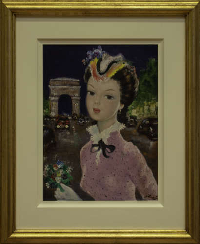 'Jeune Femme by the Arc de Triomphe'