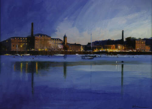 'Royal William Yard, Early Evening' 2017