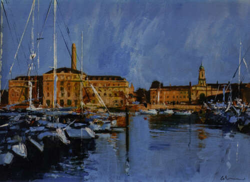 'Royal William Yard from the Mayflower Marina' 2017