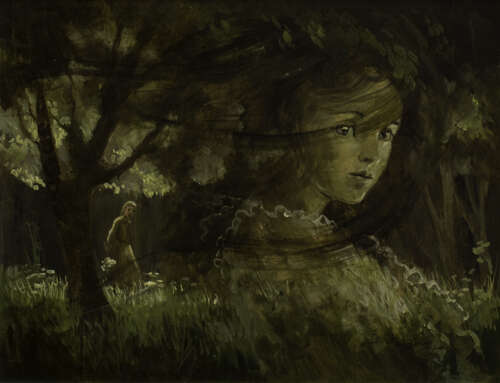 'Girl in the Woods'