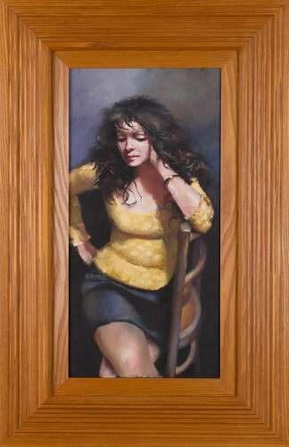 'Study:- Karen Ciambriello in Yellow'