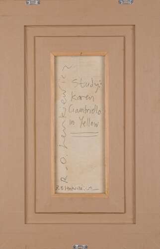 'Study:- Karen Ciambriello in Yellow'