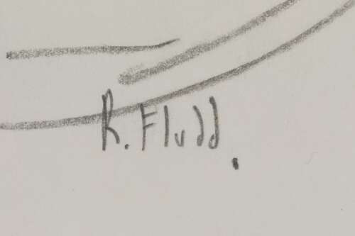 'Head Study for Robert Fludd'
