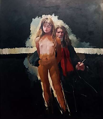 'The Painter with Bianca'