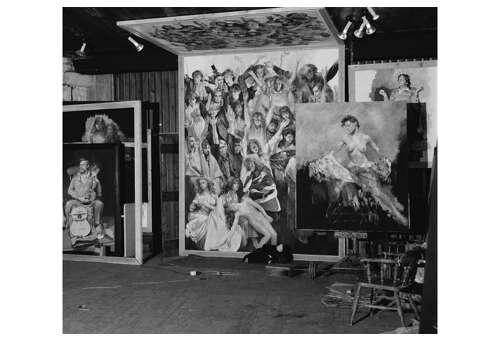 'The Painter with Bianca'