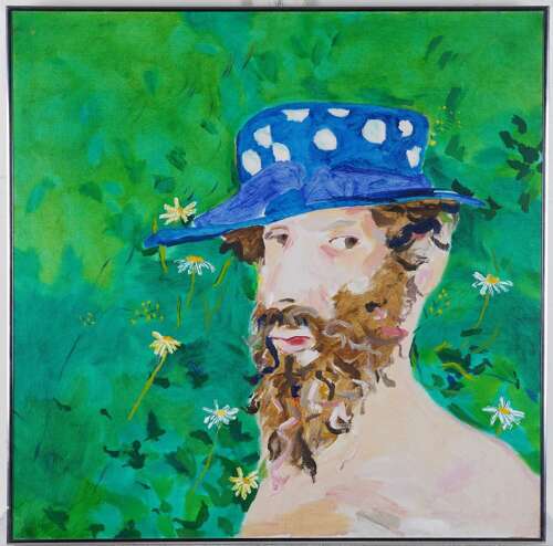 'Artist in Spotted Hat' 1978