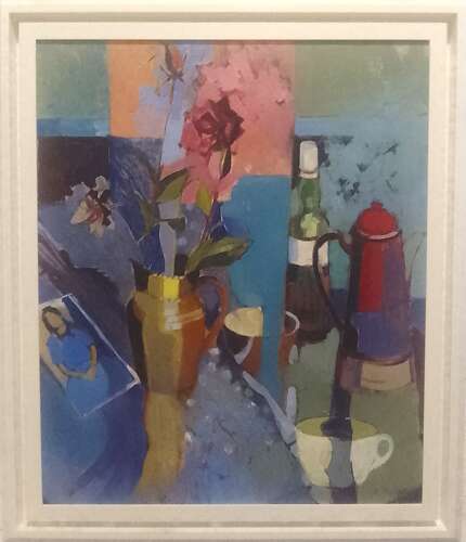 'Red Rose, Red Coffee Pot'